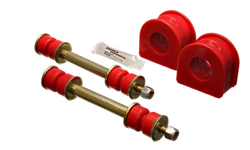 Lincoln Navigator Sway Bar Bushing Set - Front - Energy Suspension - Performance Polyurethane - Red - `97-`01